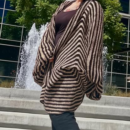 Striped Cardigan