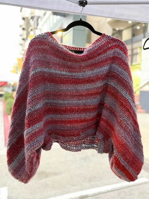 Striped Crop Sweater