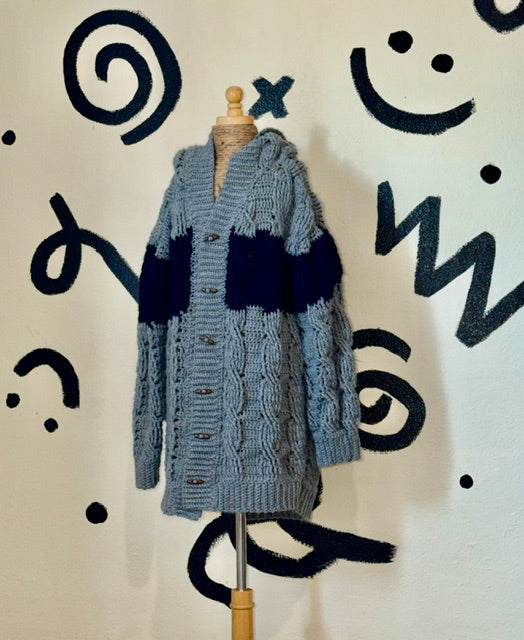 Cable Stitch Hooded Sweater