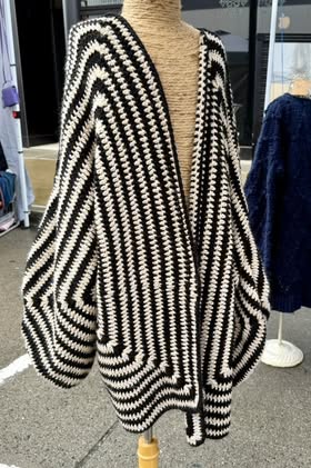 Striped Cardigan