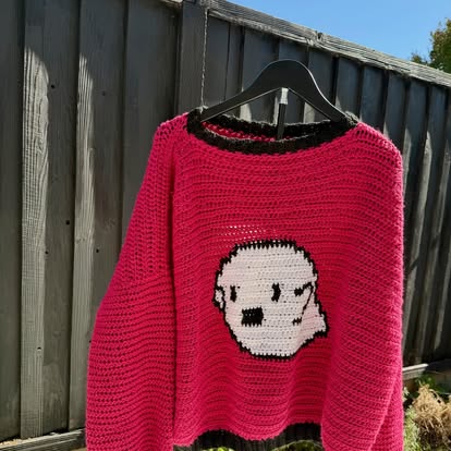 Peek-A-Boo Ghost Sweater