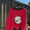 Peek-A-Boo Ghost Sweater